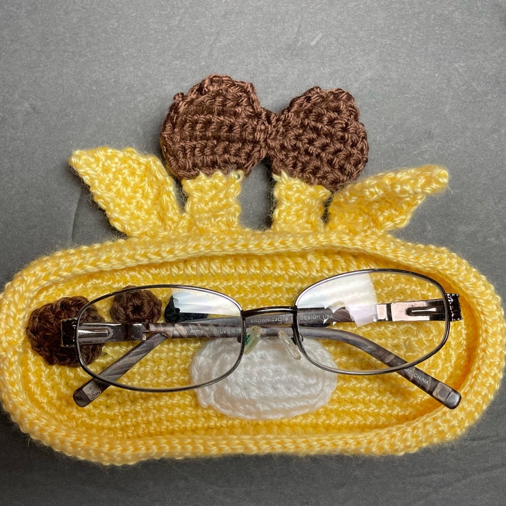 Eyeglass holder Crocheted Giraffe 🦒